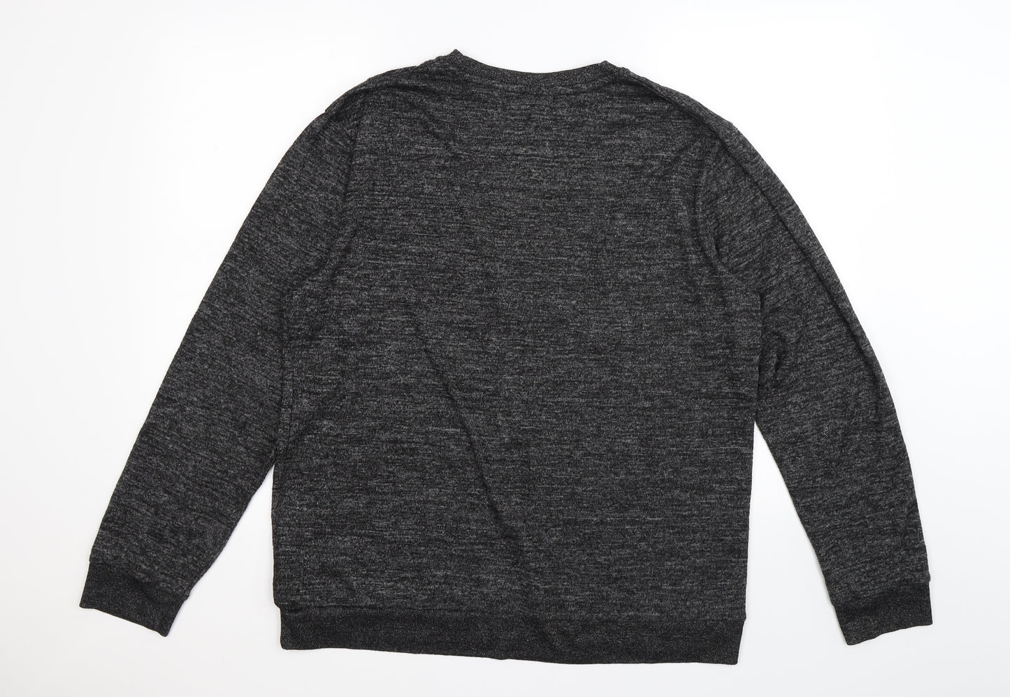 Primark Mens Grey  Knit Pullover Jumper Size L