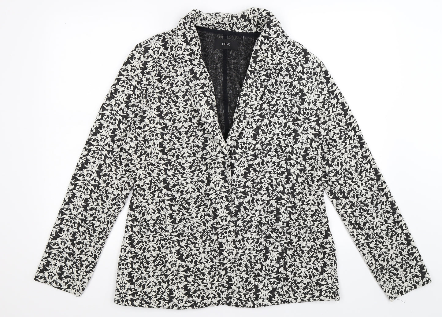 NEXT Womens Black Floral  Jacket  Size 16