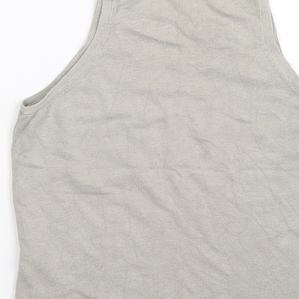 French Connection Womens Beige   Vest Jumper Size M
