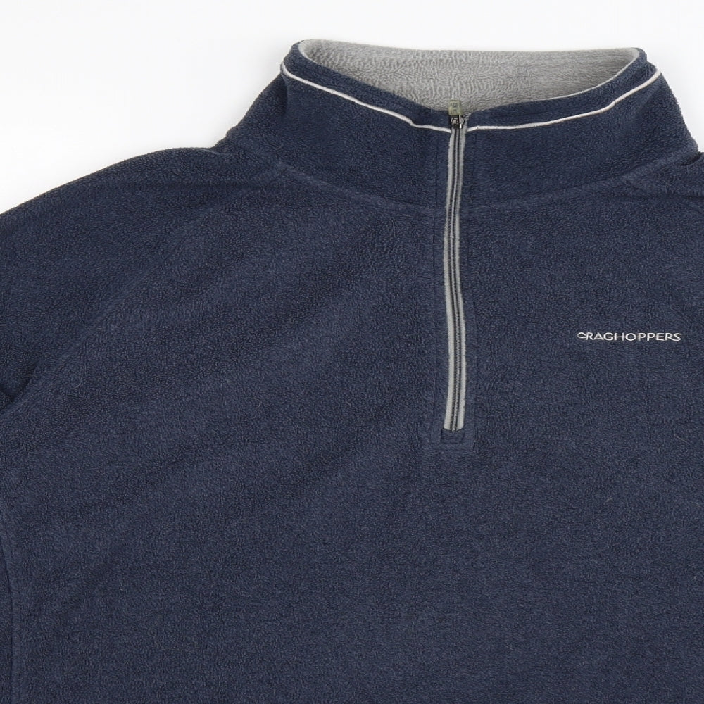 Craghoppers Mens Blue  Fleece Pullover Jumper Size L