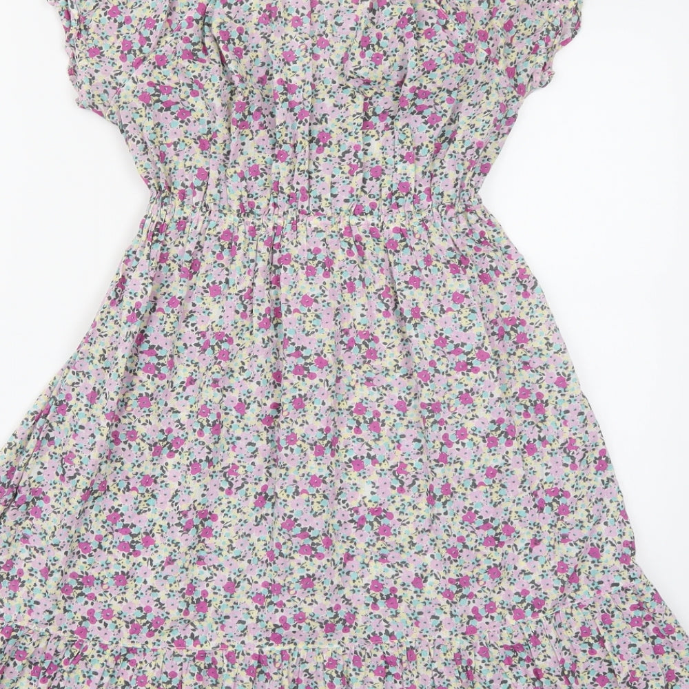 F&F Womens Multicoloured Floral  Trapeze & Swing  Size S
