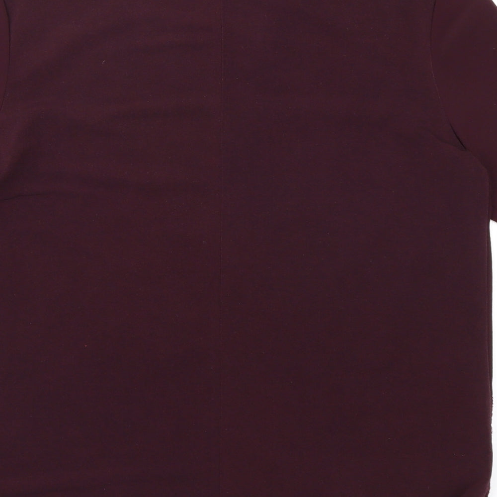 Warehouse Womens Purple   Basic T-Shirt Size 12