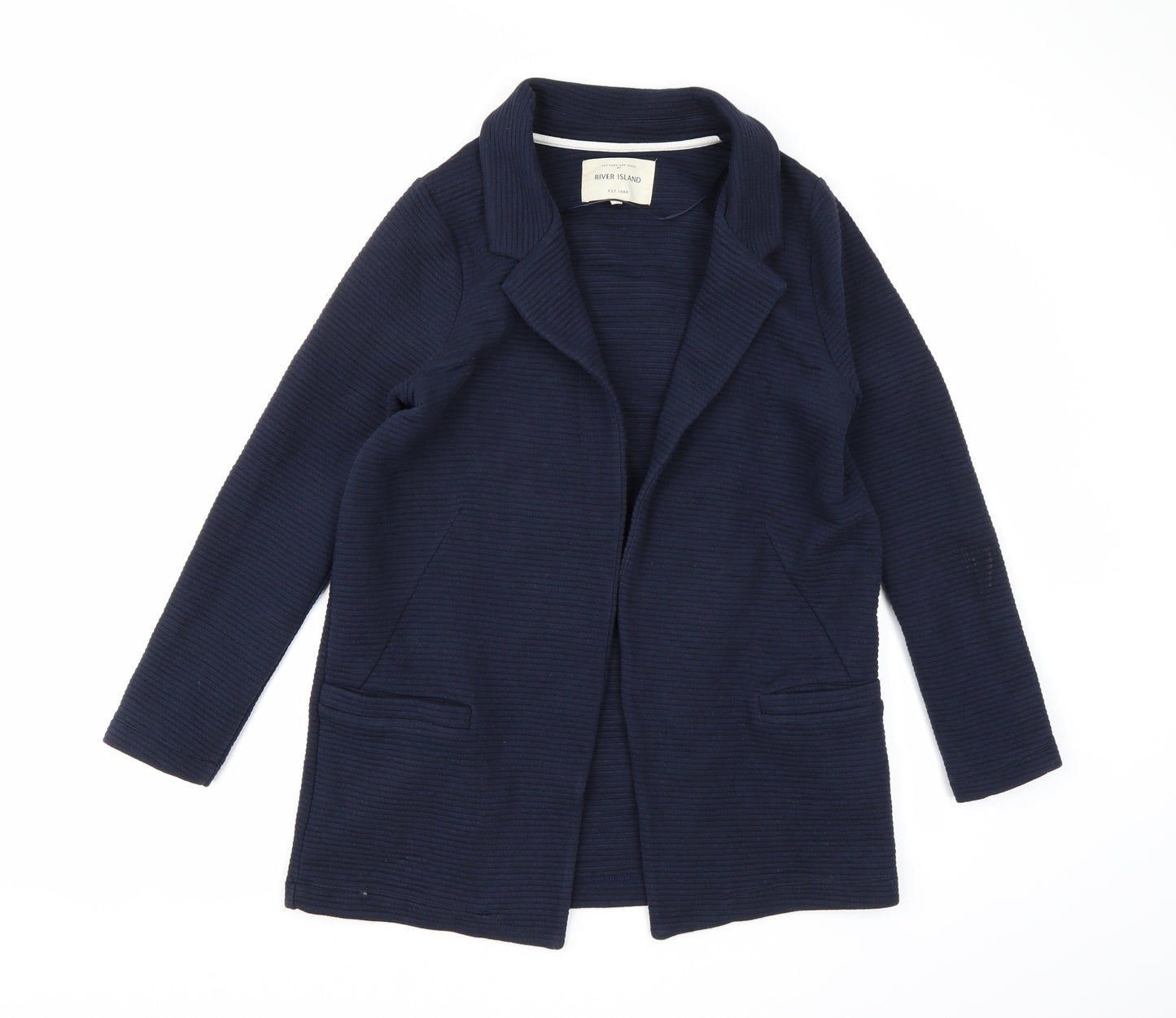 River Island Womens Blue   Jacket Coatigan Size 10
