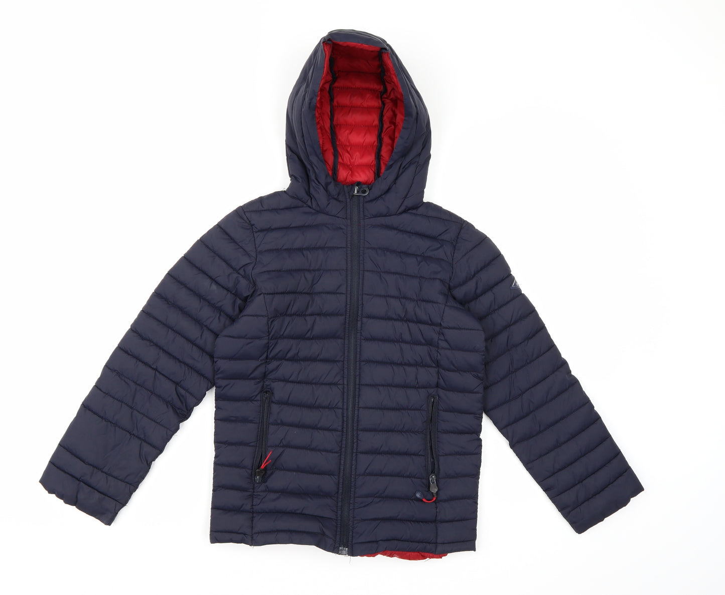Joules Boys Blue   Puffer Jacket Coat Size 9-10 Years
