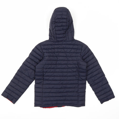 Joules Boys Blue   Puffer Jacket Coat Size 9-10 Years