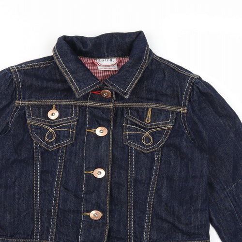 NEXT Girls Blue  Denim Jacket  Size 9-10 Years
