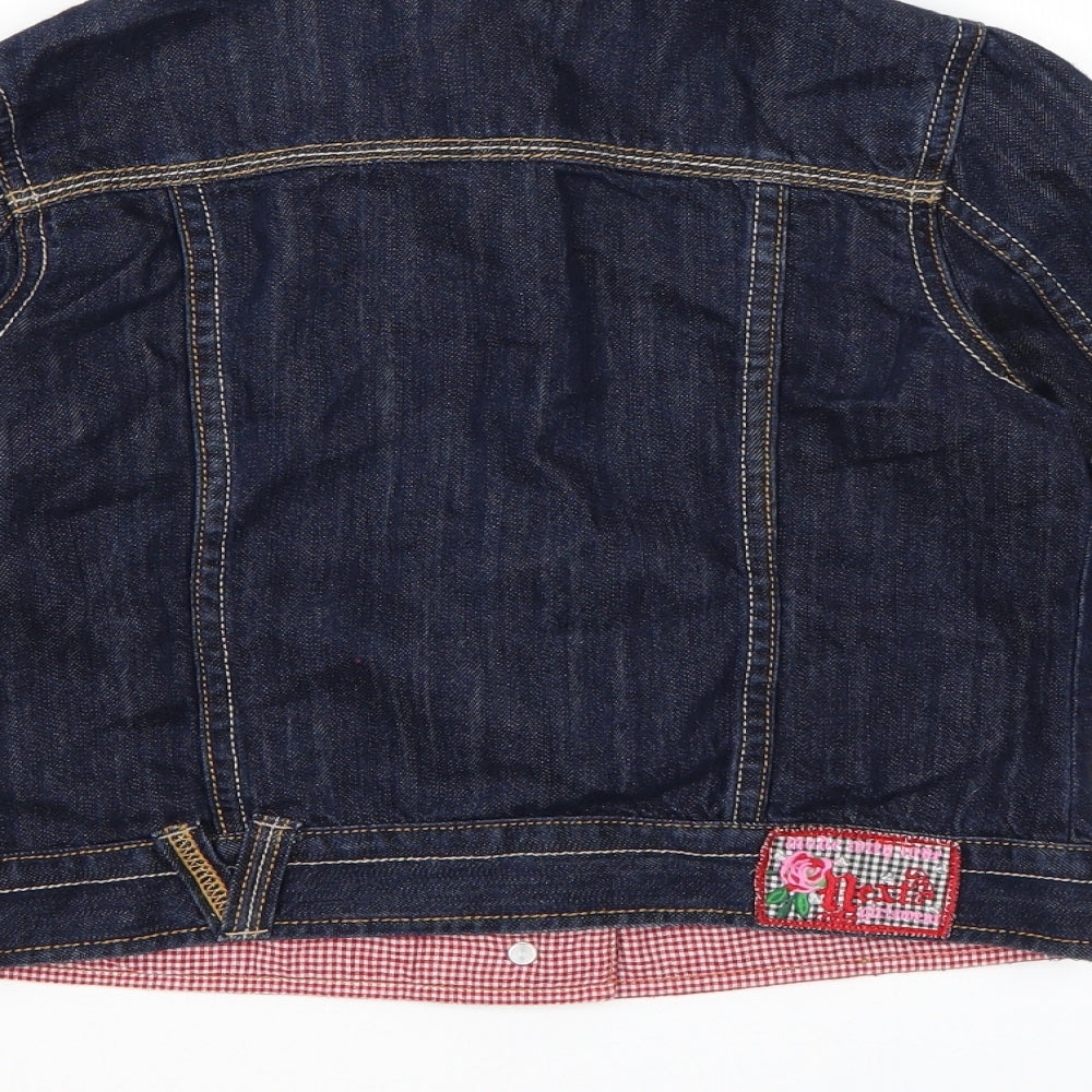 NEXT Girls Blue  Denim Jacket  Size 9-10 Years
