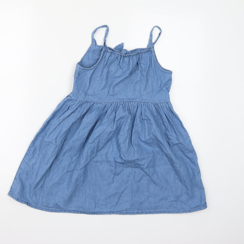 NEXT Girls Blue   Skater Dress  Size 8 Years