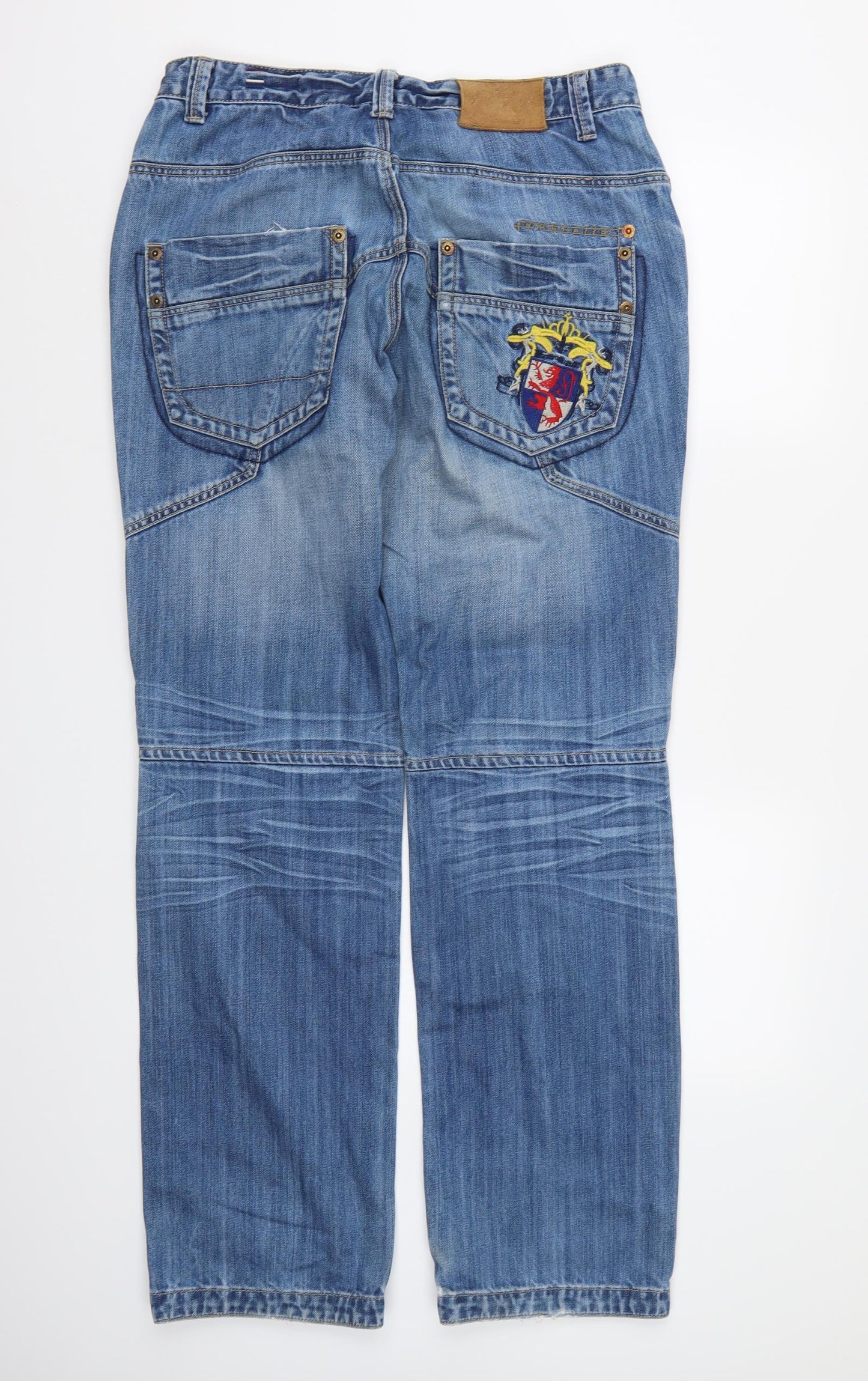 Preworn Mens Blue  Denim Straight Jeans  L32 in