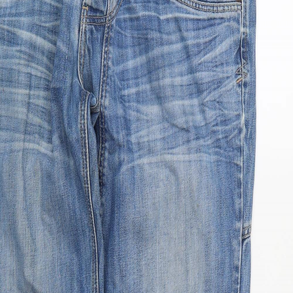 Preworn Mens Blue  Denim Straight Jeans  L32 in