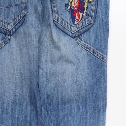 Preworn Mens Blue  Denim Straight Jeans  L32 in