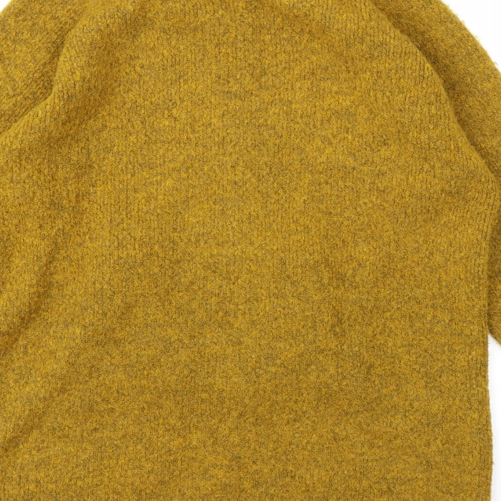 Atmosphere Womens Yellow  Knit Full Zip Jumper Size 10