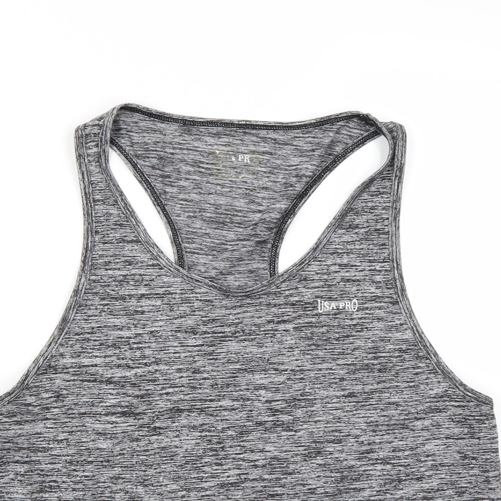 USA Pro Womens Grey   Basic Tank Size 12