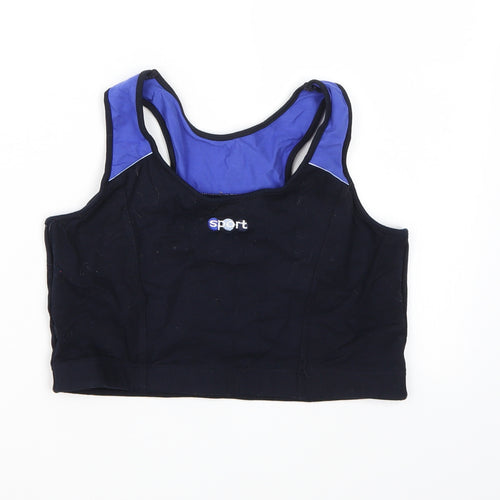 BHS Womens Blue   Cropped Tank Size 16