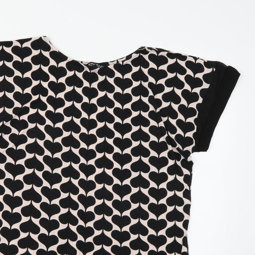 Select Womens Black   T-Shirt Dress  Size 12