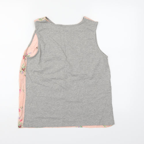 NEXT Womens Pink Floral Chambray Camisole Tank Size 12