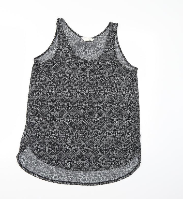 H&M Womens Black Geometric Camisole Tank Size S