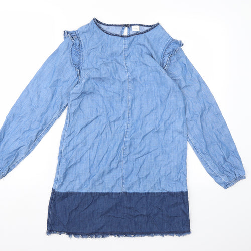 NEXT Girls Blue  Denim A-Line  Size 11 Years