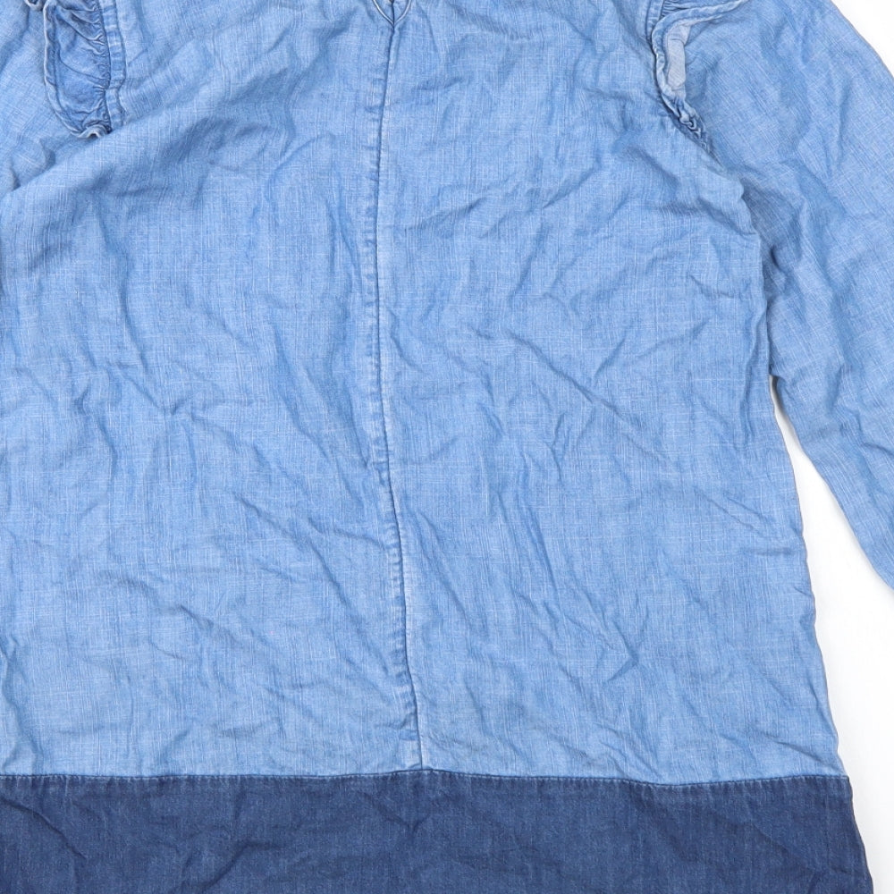 NEXT Girls Blue  Denim A-Line  Size 11 Years