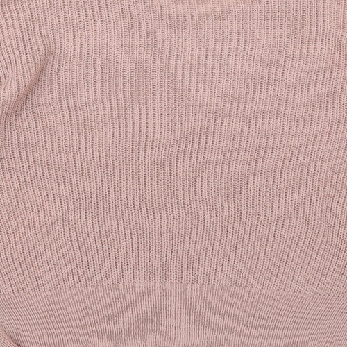 Blue vanilla Womens Pink  Knit Pullover Jumper Size S