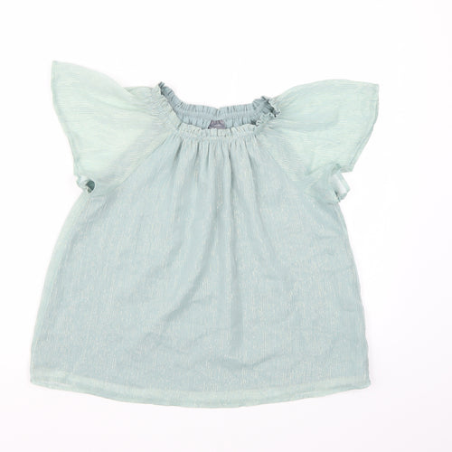 NEXT Girls Green   Basic Blouse Size 9 Years
