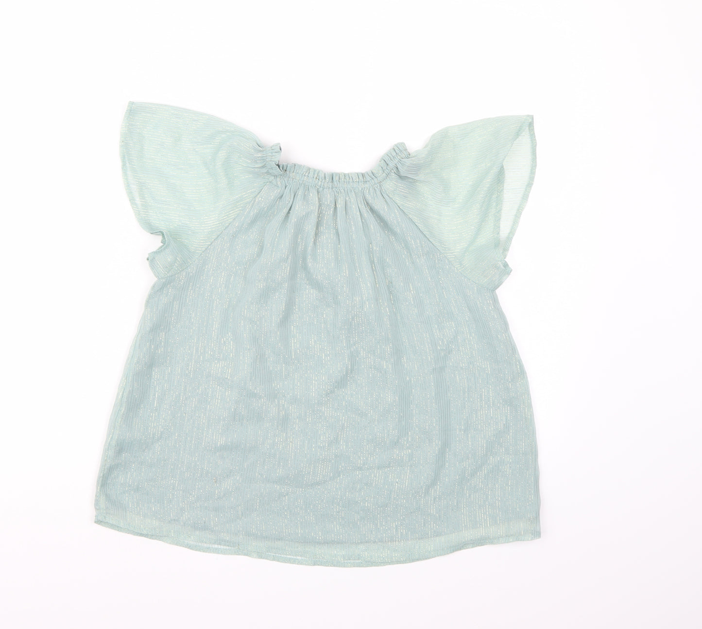 NEXT Girls Green   Basic Blouse Size 9 Years