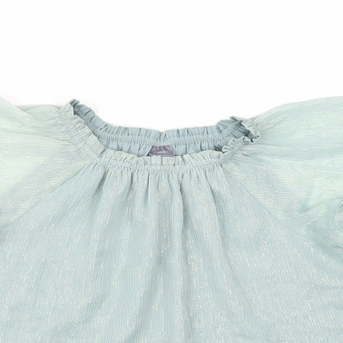 NEXT Girls Green   Basic Blouse Size 9 Years