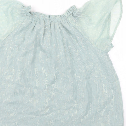 NEXT Girls Green   Basic Blouse Size 9 Years