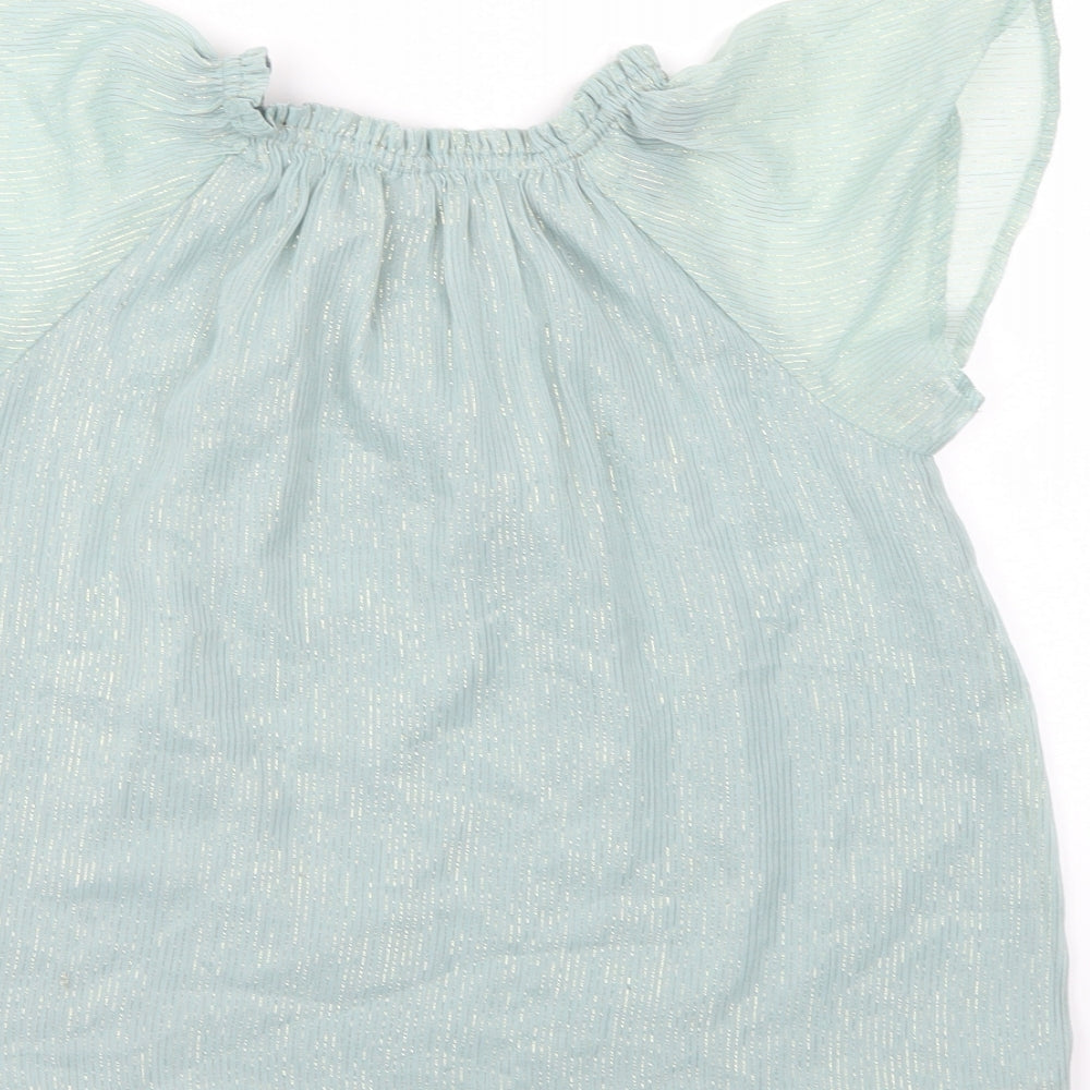NEXT Girls Green   Basic Blouse Size 9 Years