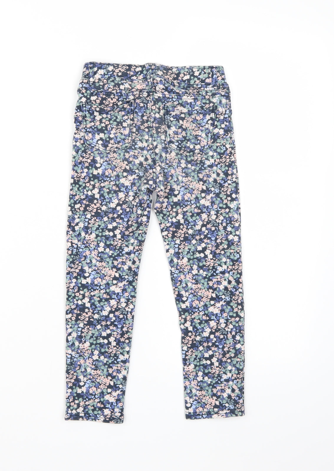 H&M Girls Multicoloured Floral  Pedal Pusher Trousers Size 6 Years