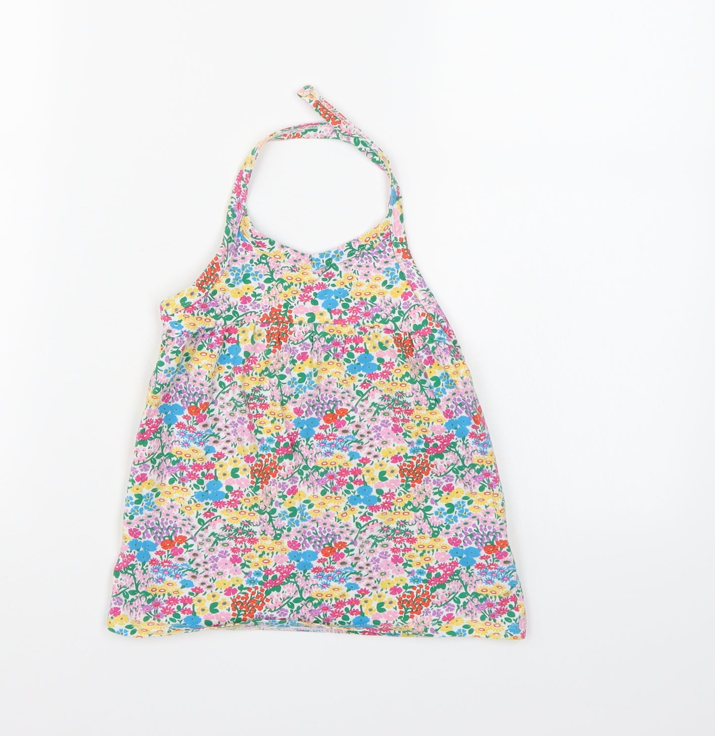 NEXT Girls Multicoloured Floral  Cropped Tank Size 6-7 Years