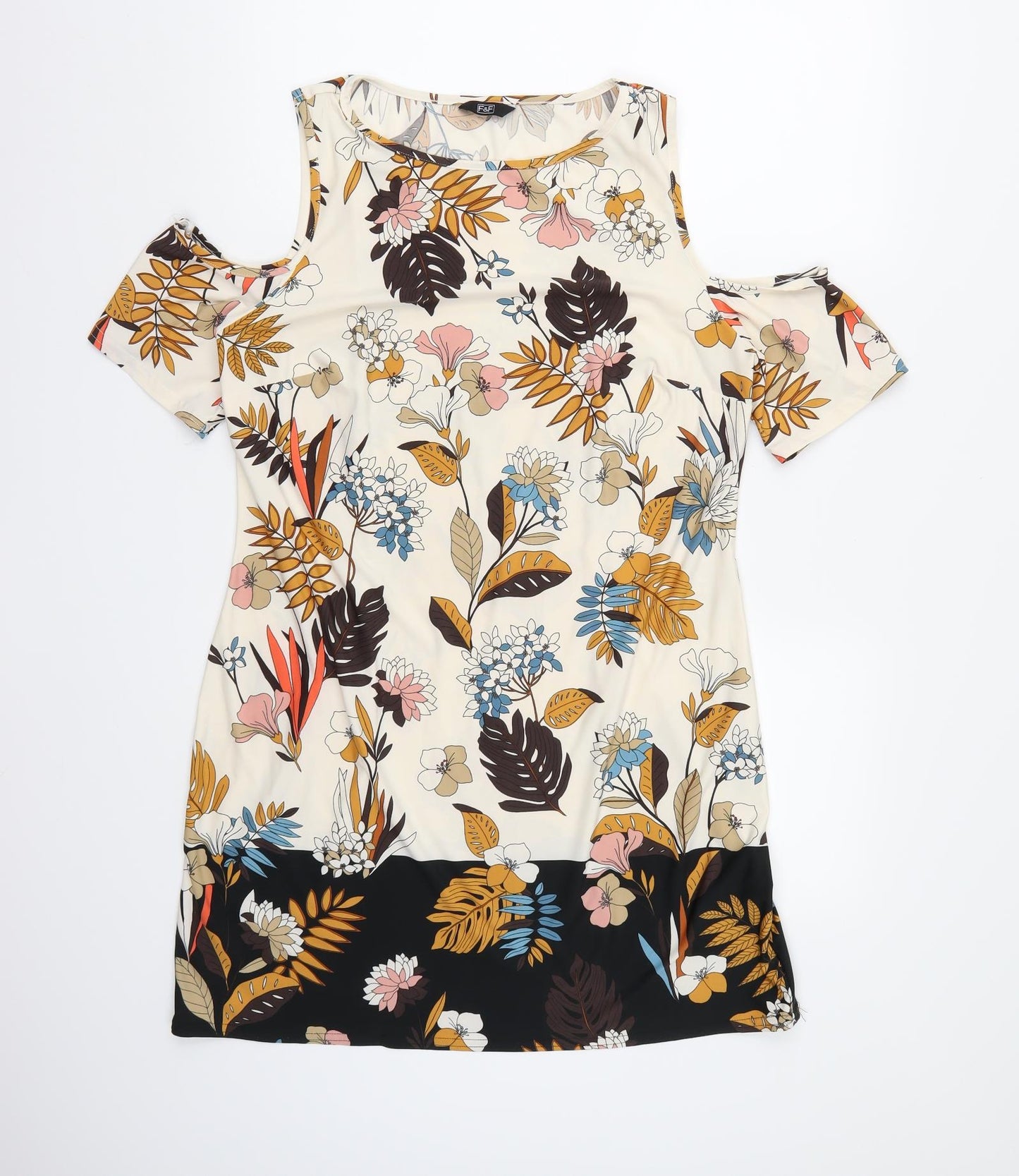 F&F Womens Multicoloured Floral  A-Line  Size 16