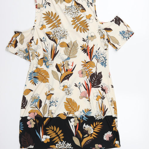 F&F Womens Multicoloured Floral  A-Line  Size 16