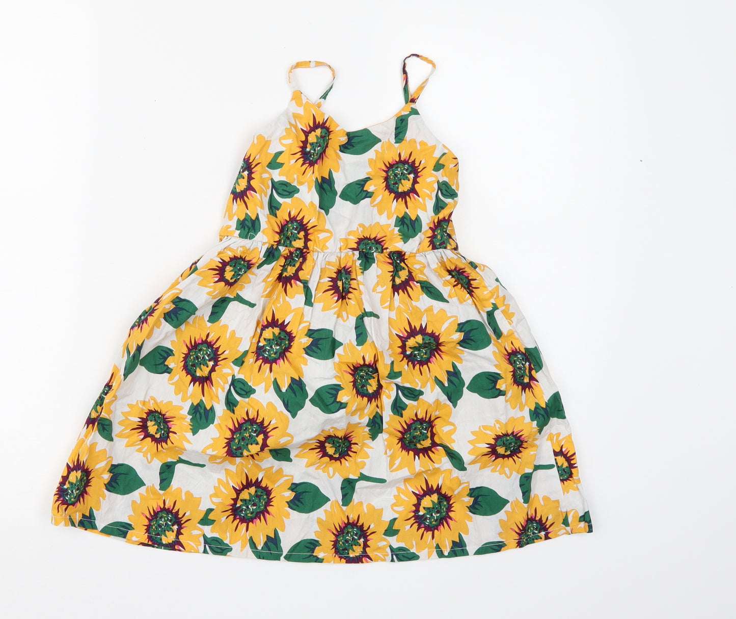 SheIn Girls Multicoloured Floral  A-Line  Size 7 Years  - Flower print