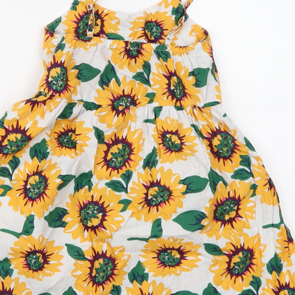 SheIn Girls Multicoloured Floral  A-Line  Size 7 Years  - Flower print