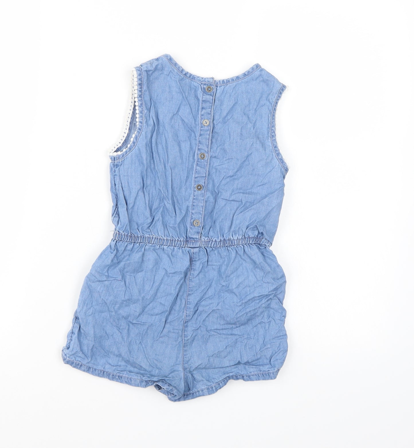 George Girls Blue   Playsuit One-Piece Size 5-6 Years