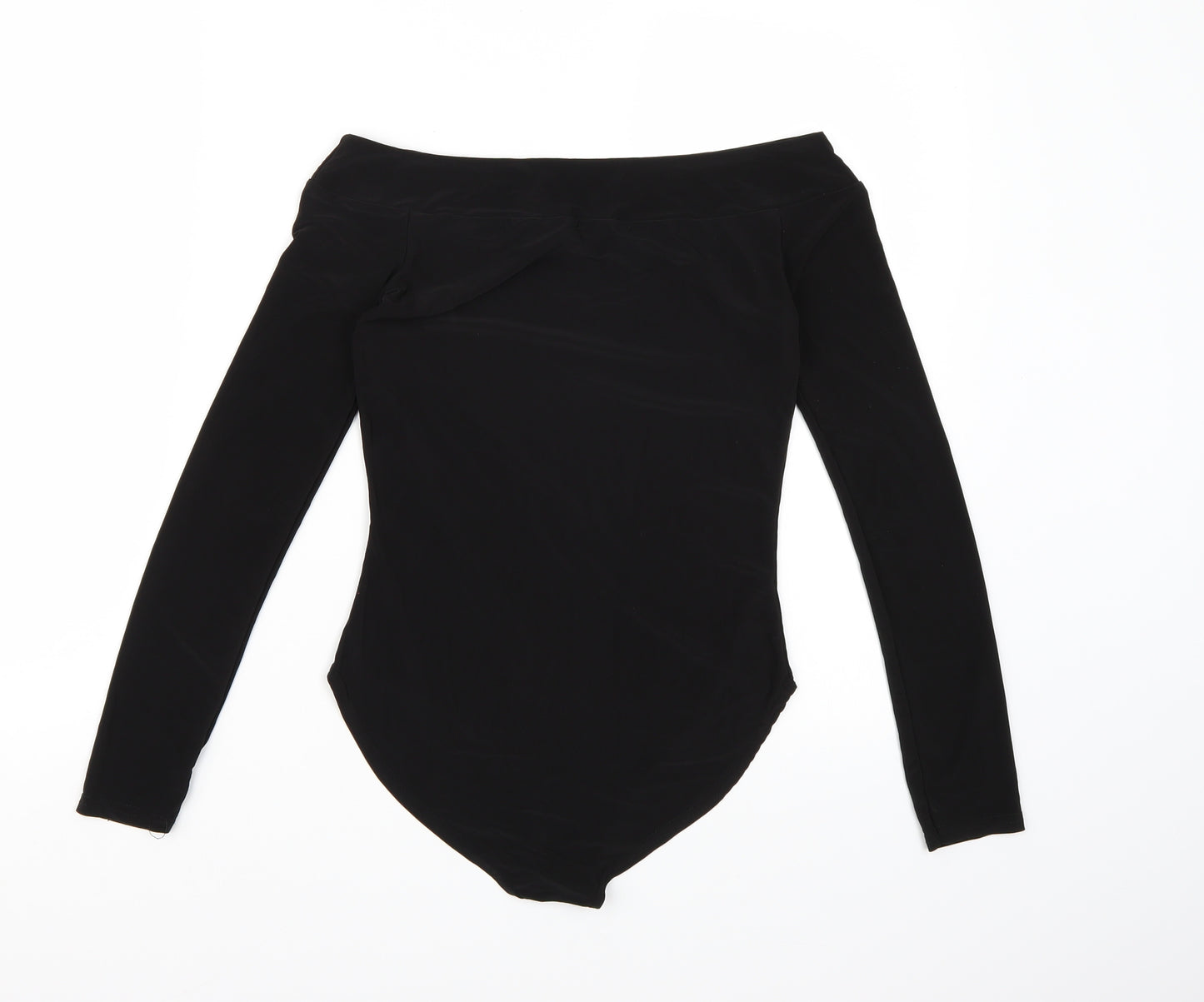 Boohoo Womens Black   Bodysuit One-Piece Size 8