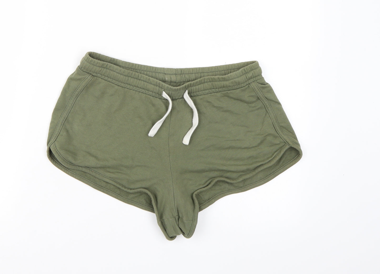 New Look Womens Green  Jersey Sweat Shorts Size 14