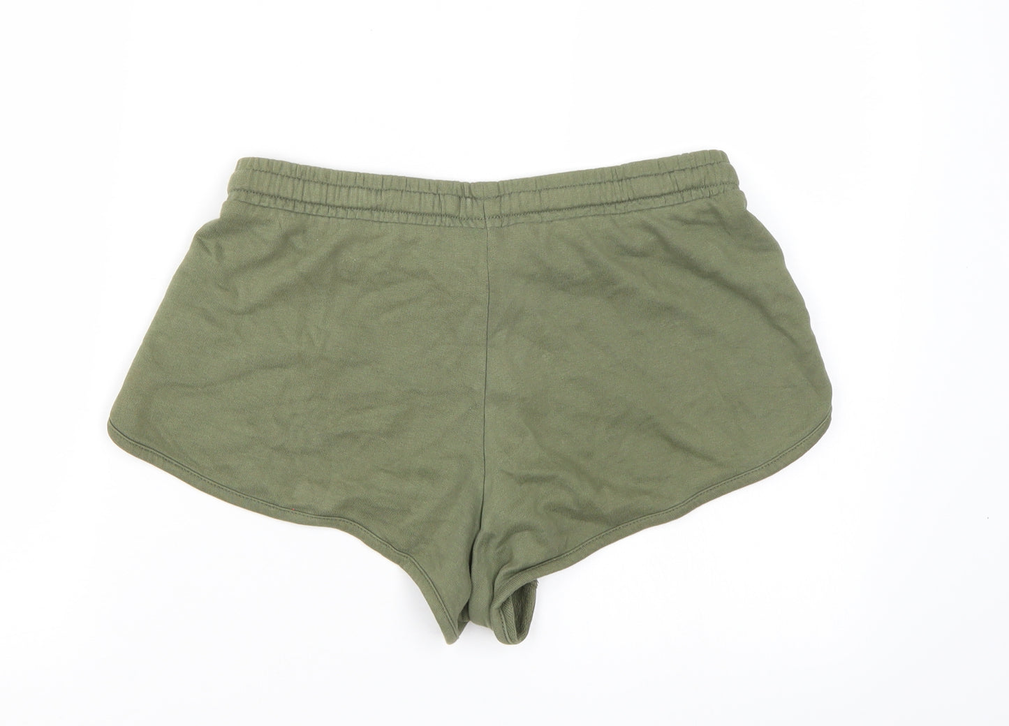 New Look Womens Green  Jersey Sweat Shorts Size 14