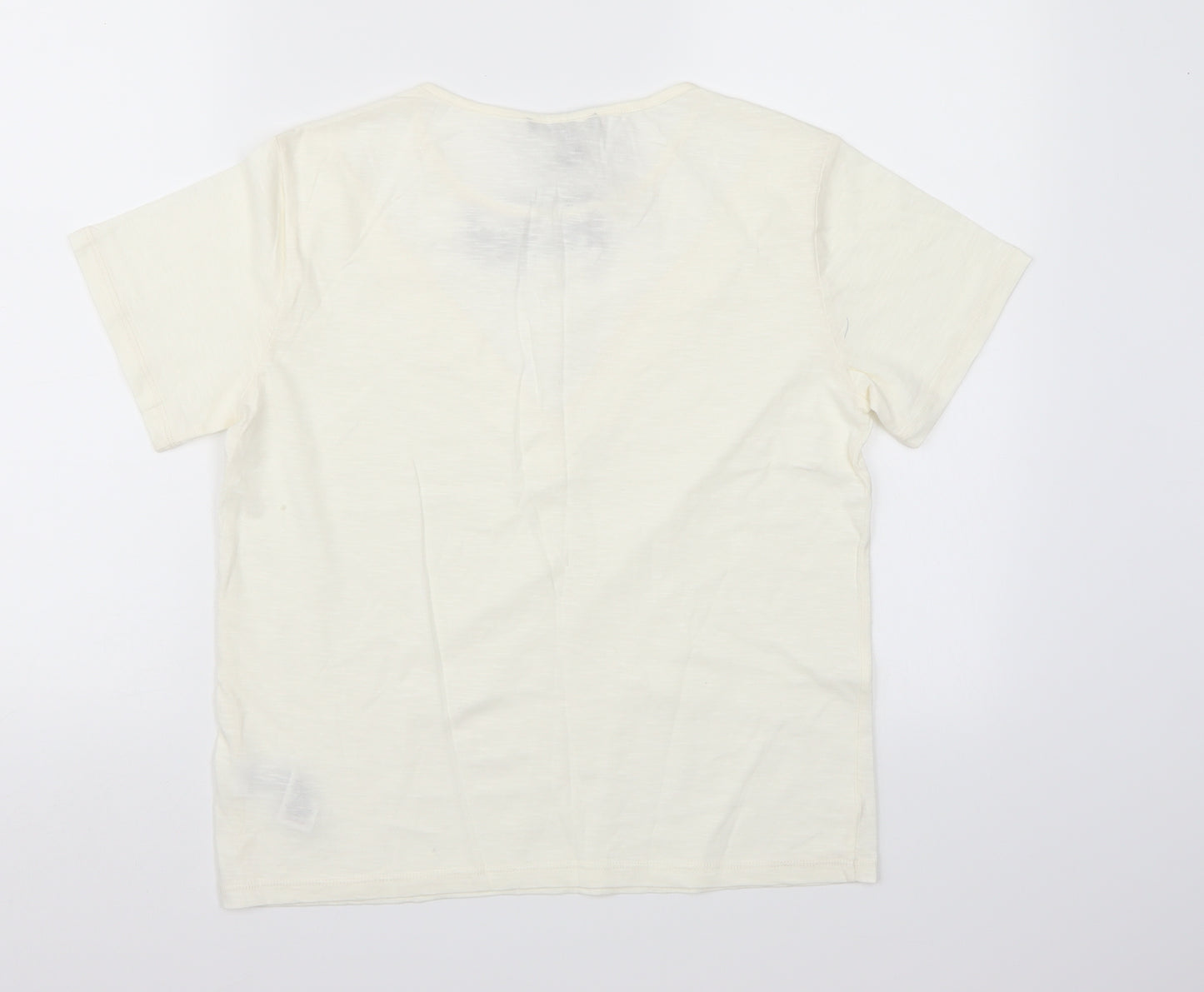 New Look Womens White   Basic T-Shirt Size 12