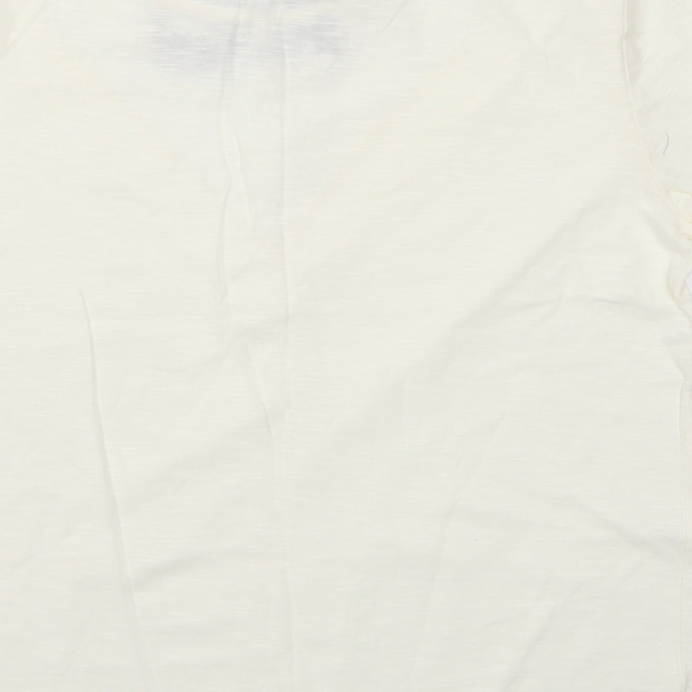 New Look Womens White   Basic T-Shirt Size 12
