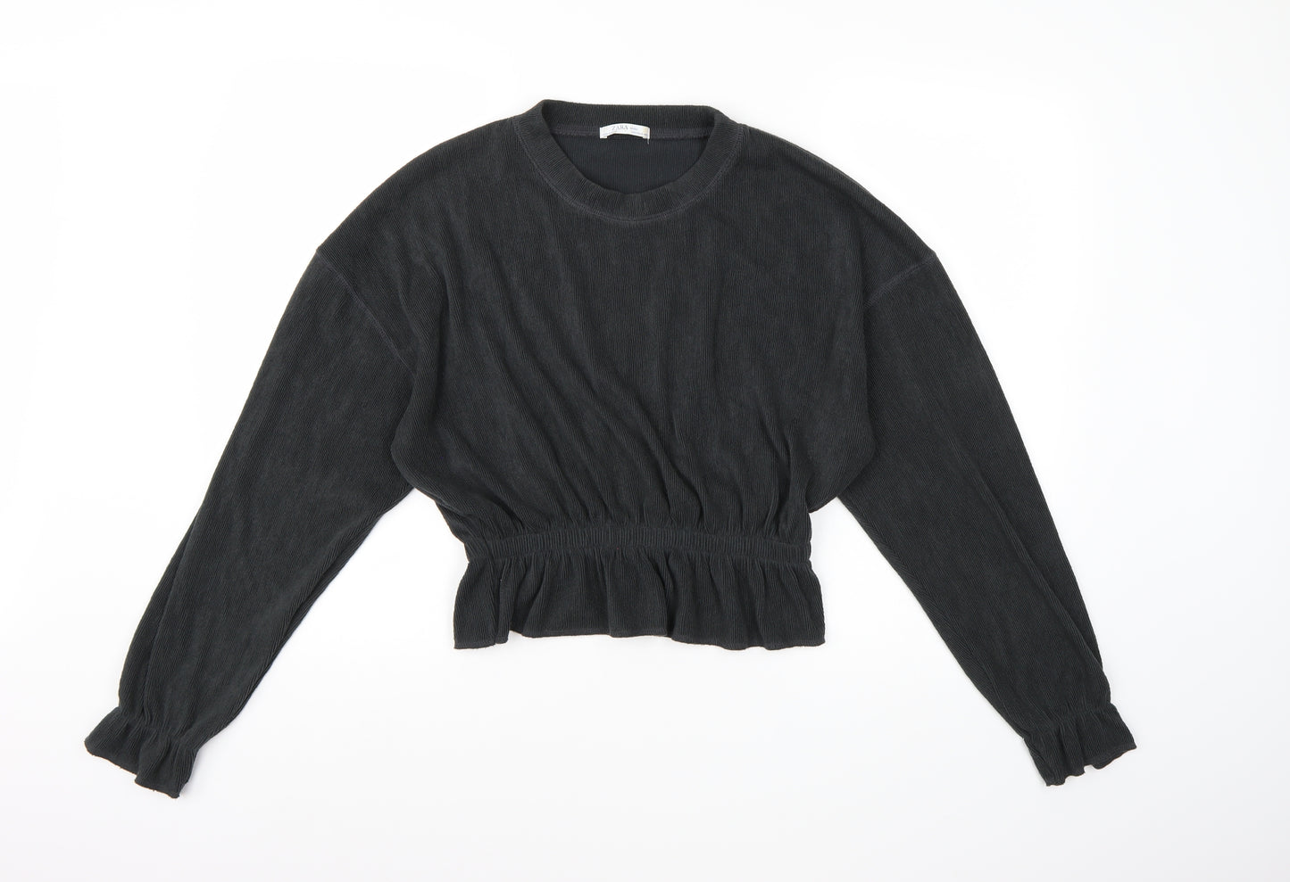 Zara Knit Womens Grey  Knit Pullover Jumper Size S