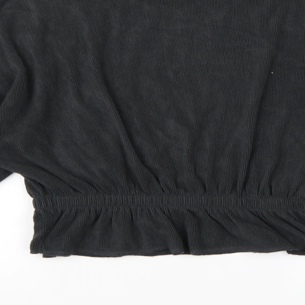 Zara Knit Womens Grey  Knit Pullover Jumper Size S