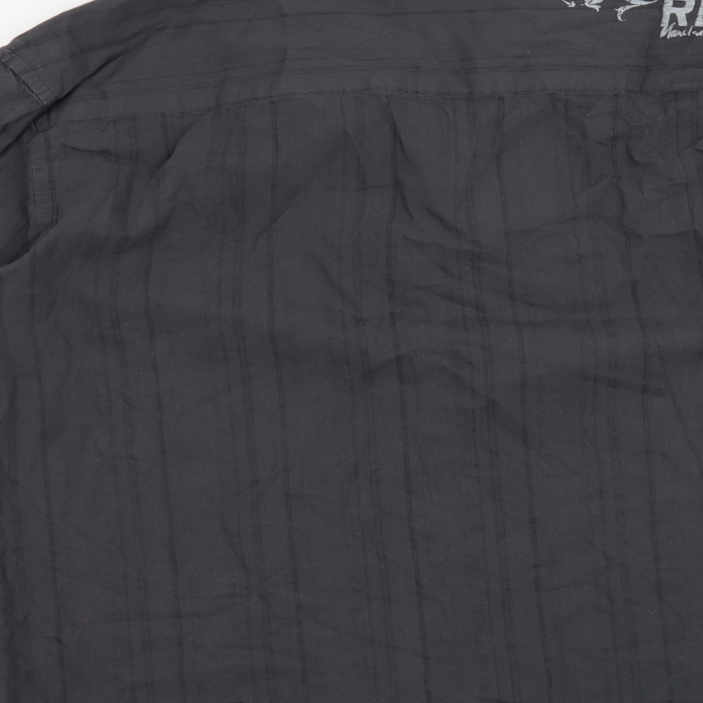 Red Herring Mens Grey    Button-Up Size XL