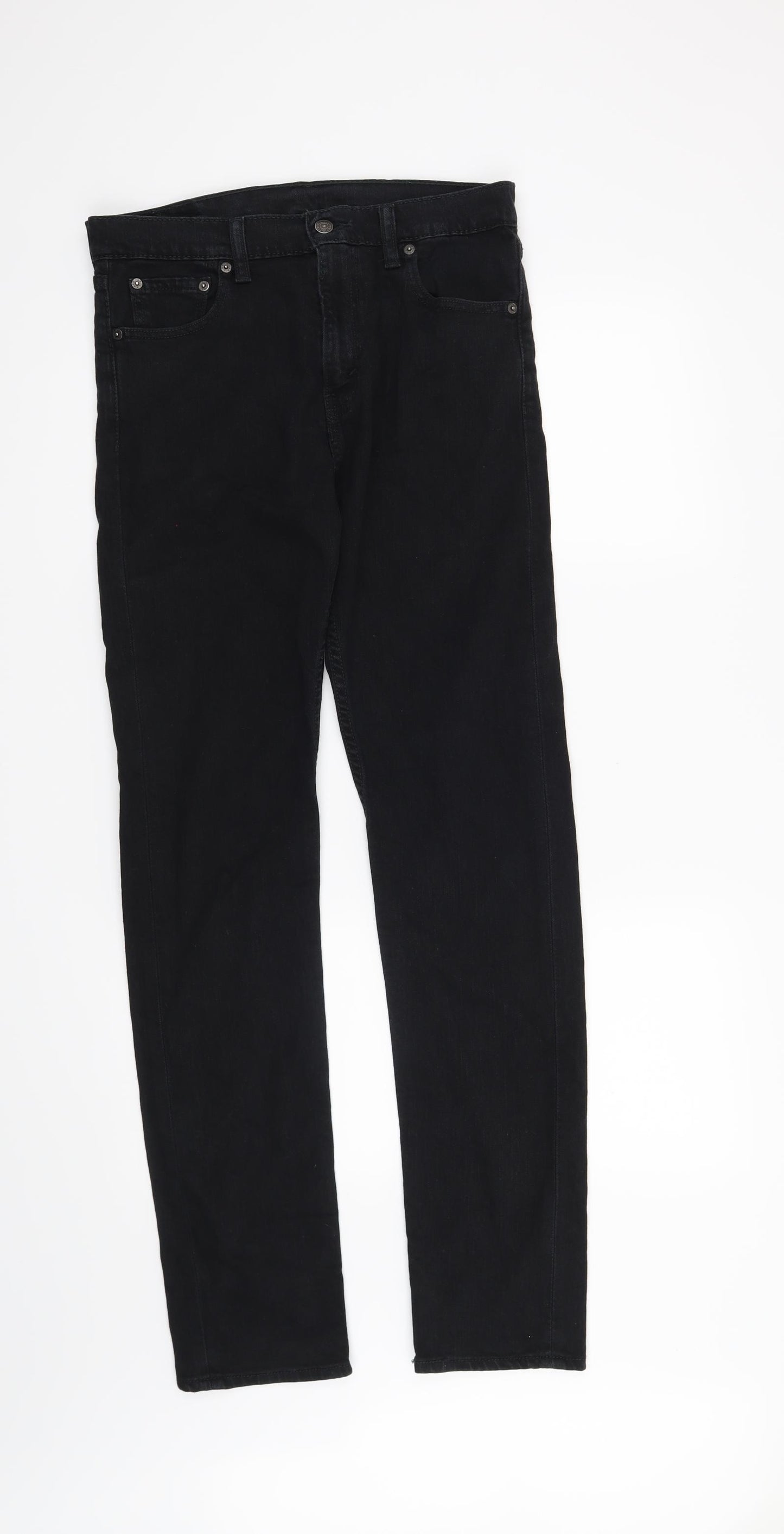 Levi Strauss & Co. Mens Black   Straight Jeans Size 30 in L32 in