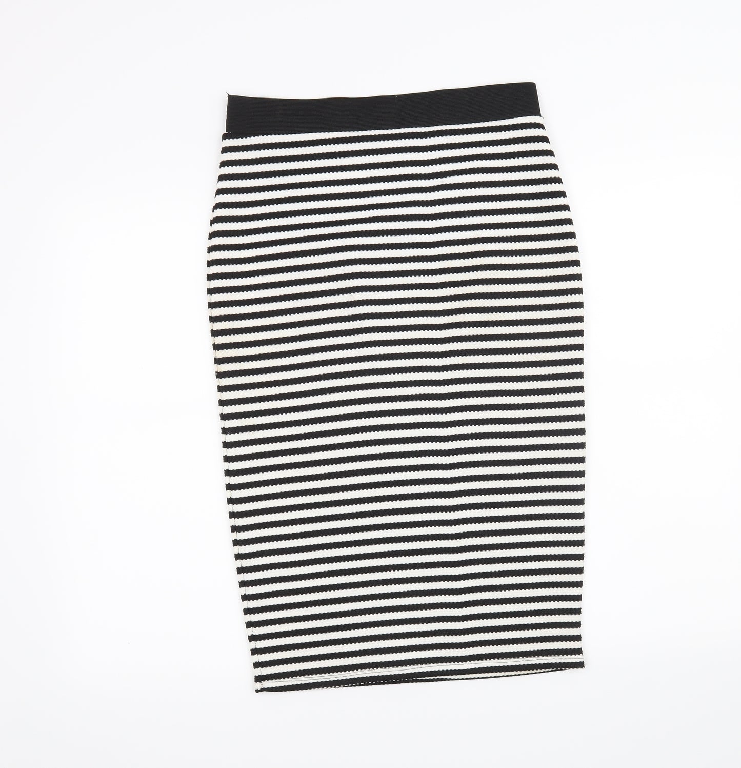 Papaya Womens Black Polka Dot  Straight & Pencil Skirt Size 12