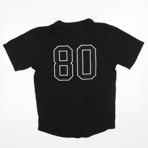 The Hundreds Mens Black    Button-Up Size M