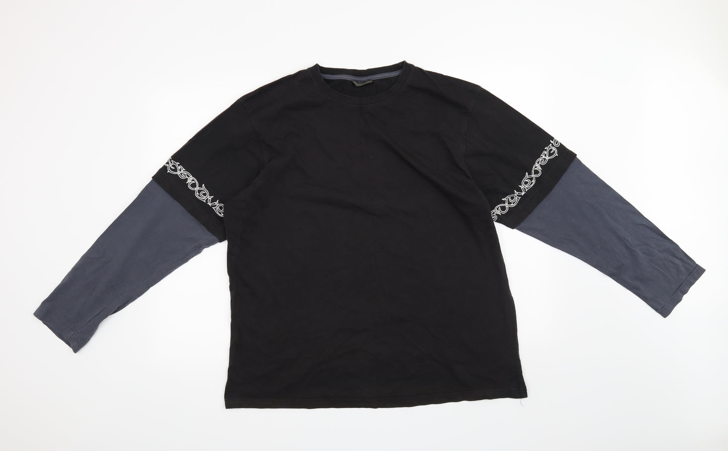 Etcetera Mens Black    T-Shirt Size XL