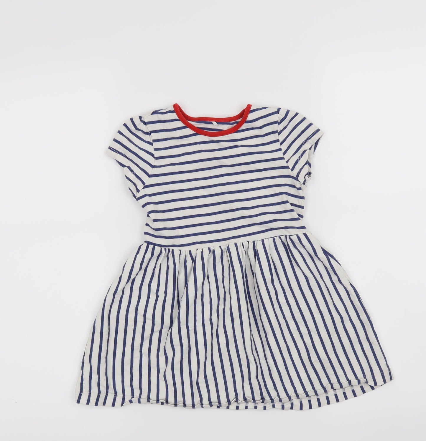 George Girls Blue Striped  A-Line  Size 3-4 Years