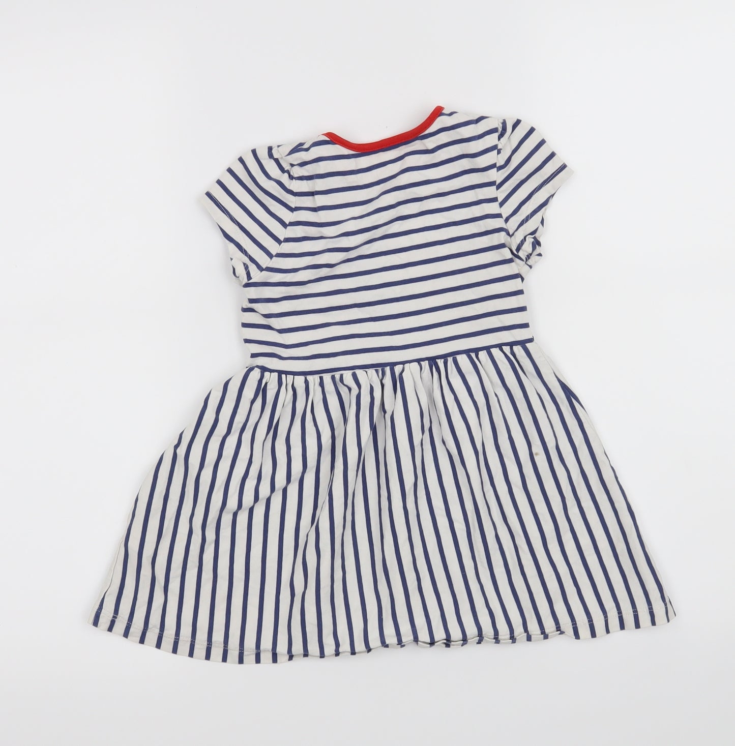 George Girls Blue Striped  A-Line  Size 3-4 Years